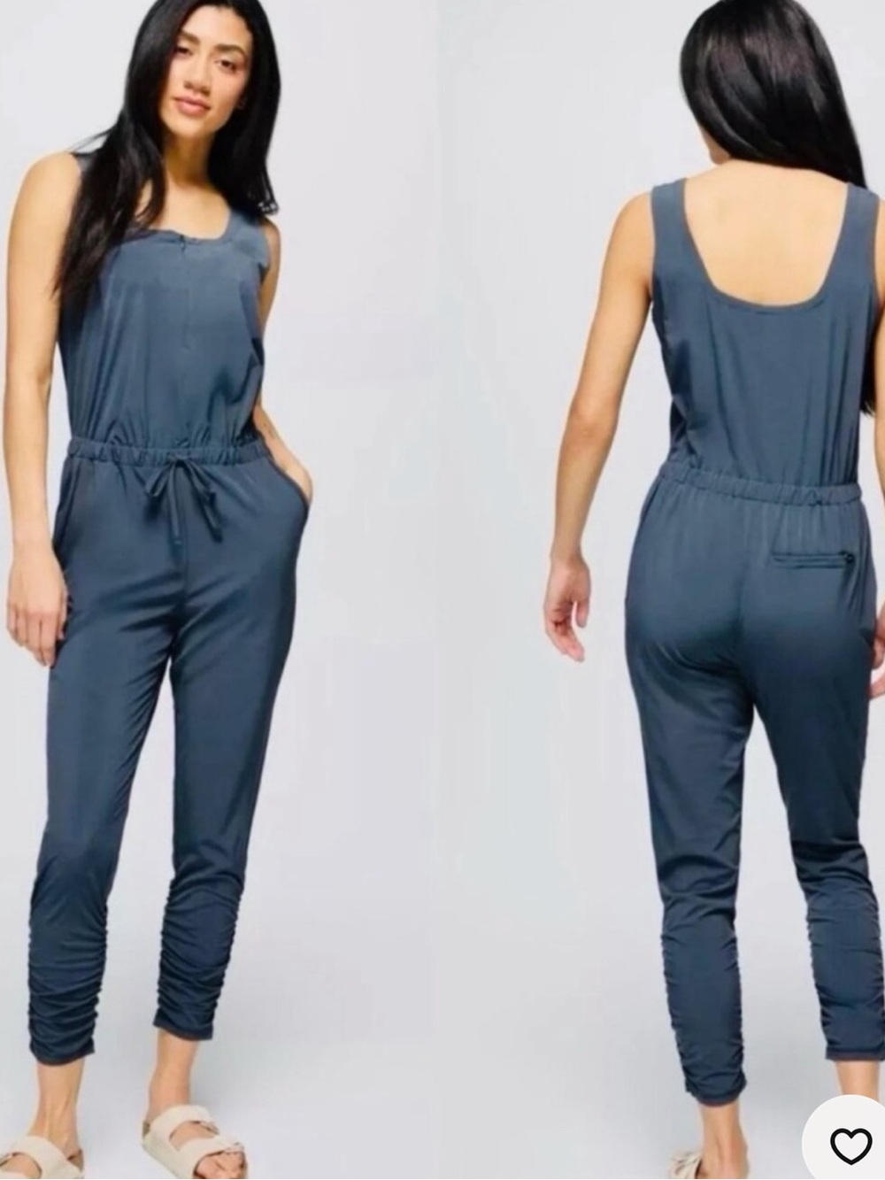 Prana Railay Jumpsuit Size Small Blue/Green